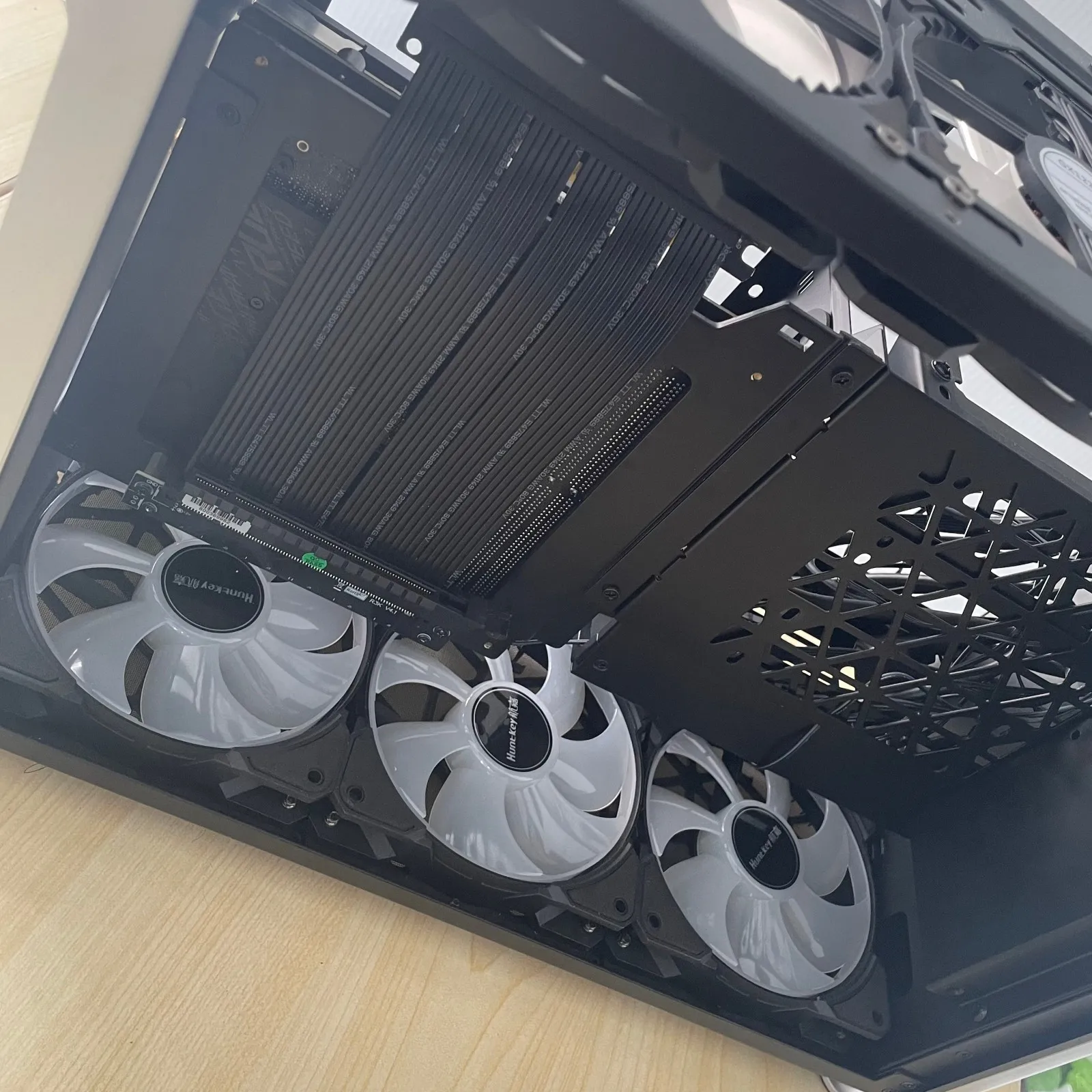 Серебристый белый обратный PCIE 4 0 3 кабель подъемника PCI-E X16 до 16X графическая карта