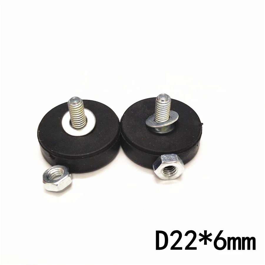 

Магнитная кастрюля с прочным резиновым покрытием, 2 шт., 22 х6 мм, крепежные элементы для автомобильной лампы, устойчивые к царапинам, внешняя наружная резьба 22 х6 мм