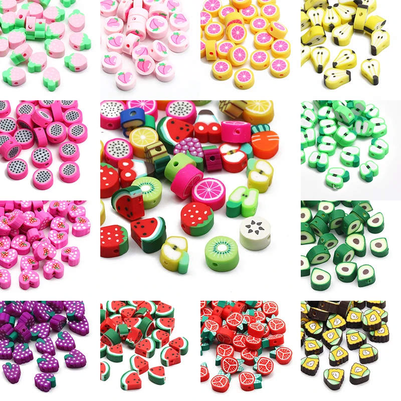 Необычные глиняные бусины для изготовления поделок и ювелирных изделий Бренд