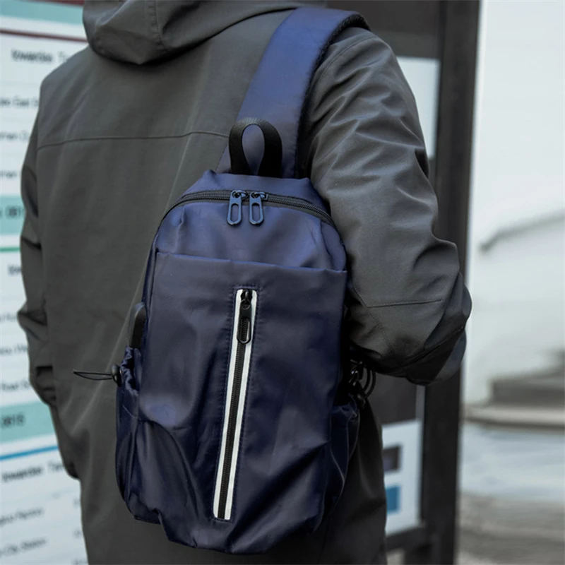 

Men's Casual Shoulder Bags Outdoor Travel Sports Gym Bags Messenger Crossbody Sling Chest Bags Phone Pack For Male Female