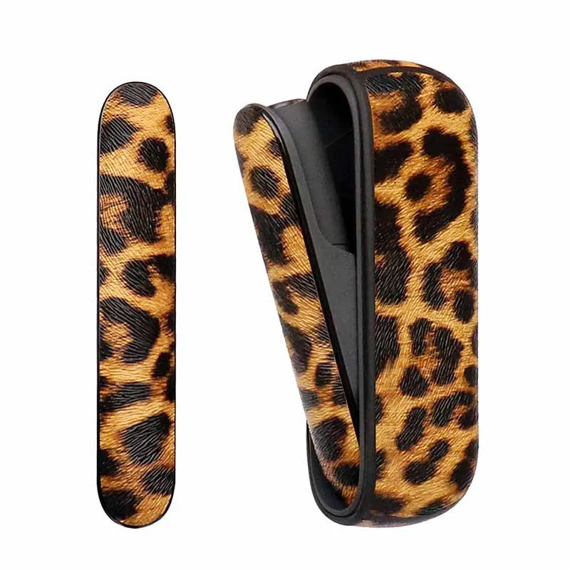 

Leopard Grain PU Leather Case Cover For IQOS 3 Duo Decorative Protective Shell Pouch Bag For IQOS 3.0 Cigarette Accessories