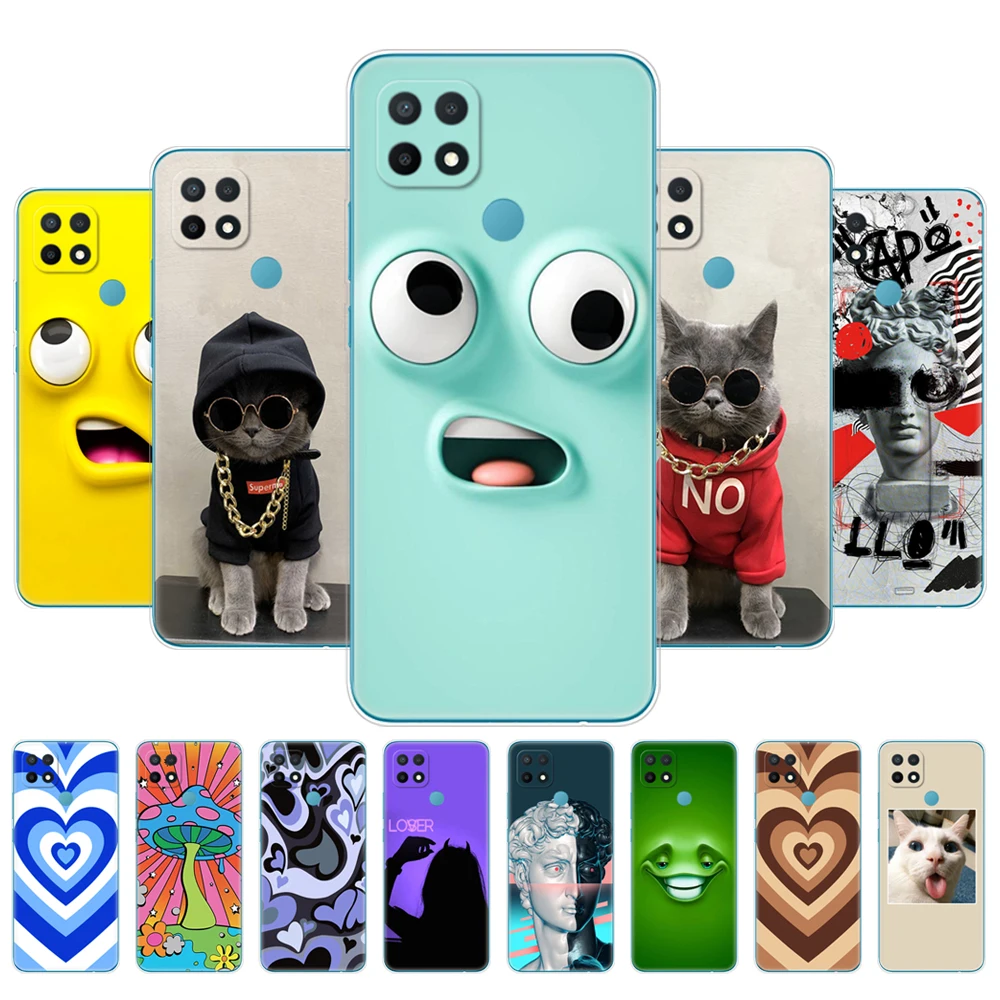 Чехол для OPPO A15 чехол A15S задняя крышка телефона OPPOA15 CPH2185 A 15 S CPH2179 бампер 6 52 дюйма