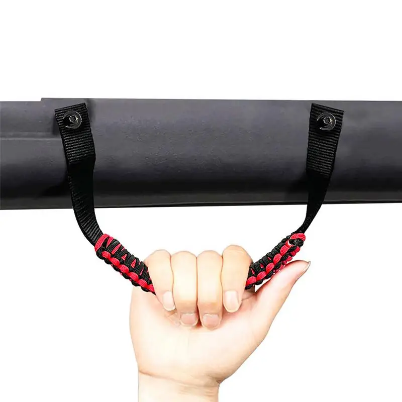 

Нейлоновые плетеные ручки для подголовника, 2 шт., универсальные плетеные ручки для зонта, веревочные ручки, Прочные Легкие рукоятки для автомобиля