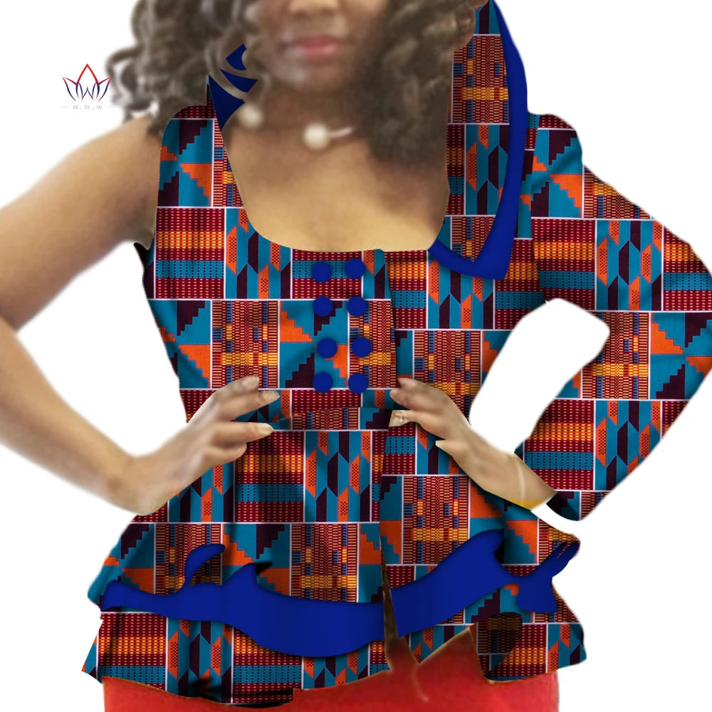 2021 Autumn african shirts for women Dashikis 6xl africa clothing Women traditional cotton Top plus size WY326 | Тематическая