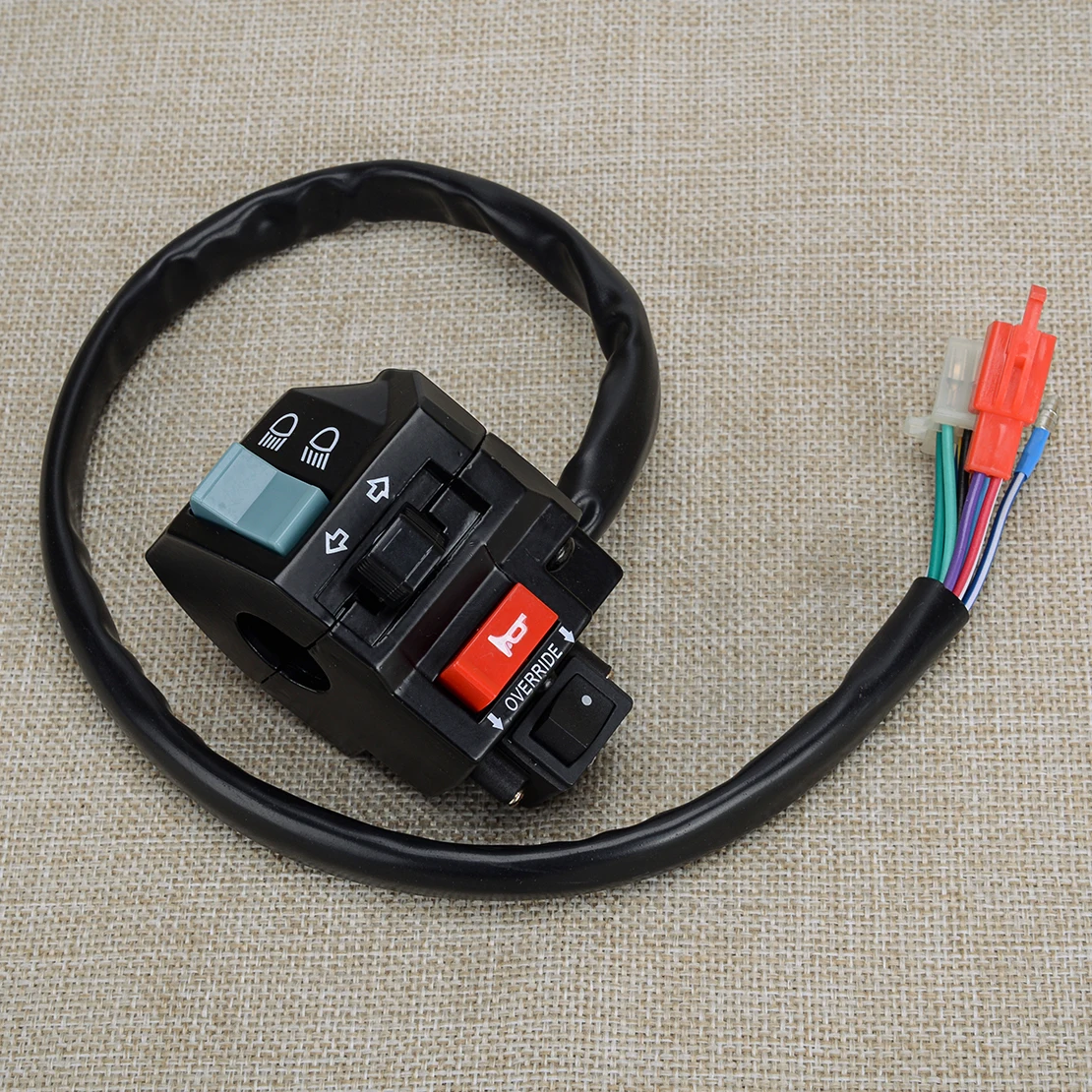 30114 мотоциклетный черный левый руль функциональный переключатель в сборе