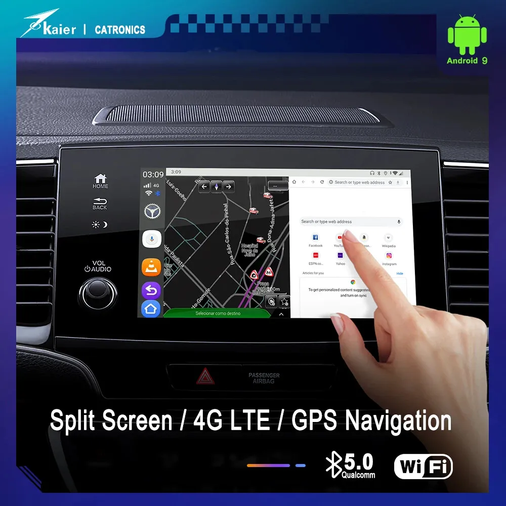 Pаспродажа Carplay Ai Box Catronics беспроводной Автомобильный плеер Netflix мультимедиа 4 + 64G Аудио навигация Android 9 Android авто Apple Carplay Скидка Carplay Ai Box Catronics беспроводной Автомобильный плеер Netflix мультимедиа 4 + 64G Аудио навигация Android 9 Android авто Apple Carplay