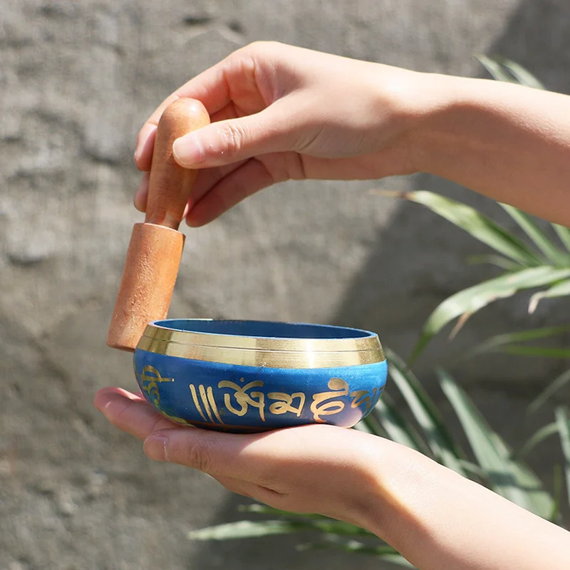 

Bol Tibetan Singing Bowl Buddhism Home Decoration Nepal Cuenco Tibetano Budismo Cuencos Xizang (Including Sticks and Mats)