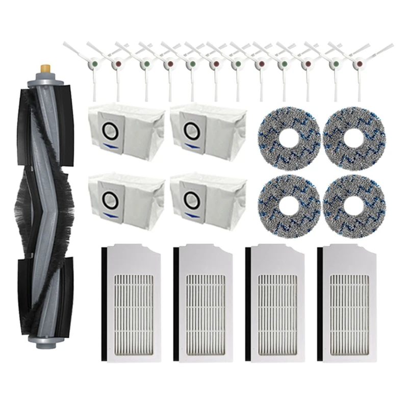 

Запчасти для робота-пылесоса Ecovacs Deebot T10 Turbo/OMNI, мешочек для пыли, фильтр НЕРА, основная боковая щетка, насадка на швабру