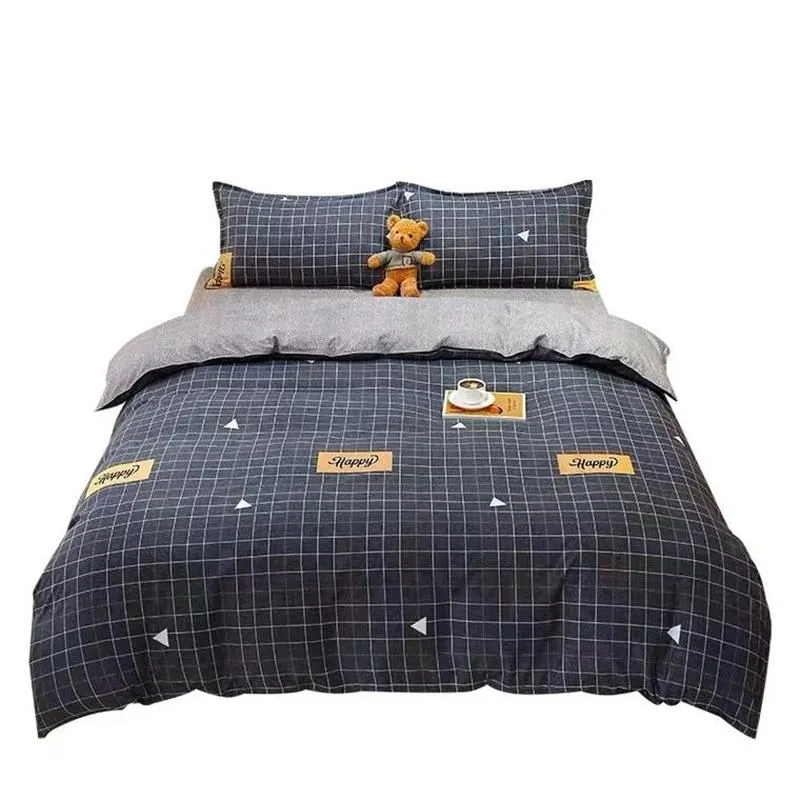 Single Student Bed Duvet Blanket Cover Quilt Queen/double