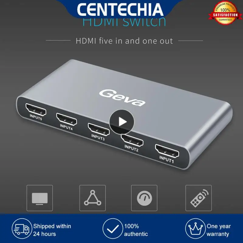 

Конвертер 60 Гц, противопомеховой переключатель, переключатель сигналов для преобразования видеосигнала с дистанционным управлением 4k Hd