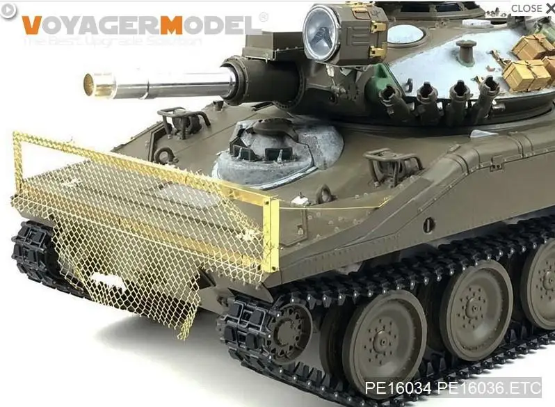 

Voyager PE16034 1/16 scale Modern US M551 Sheridan Airborne Tank Anti RPG Net For TAMIYA 56043 assemble