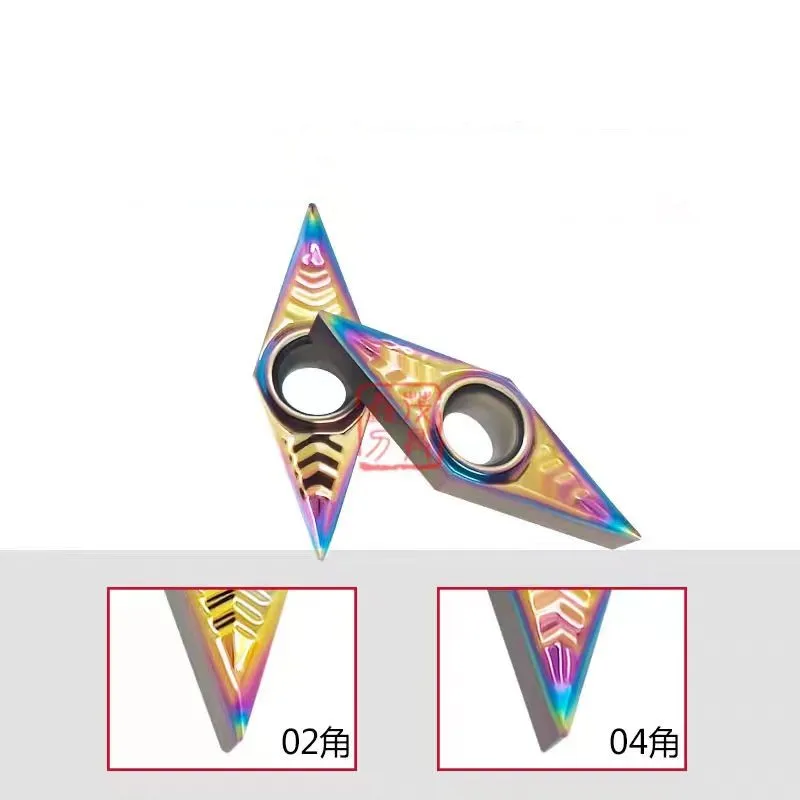 10шт VCGT330.5/331/332-AK VCGT 160402 /04/08-AK K18 Твердосплавные вставки Прочные и износостойкие для