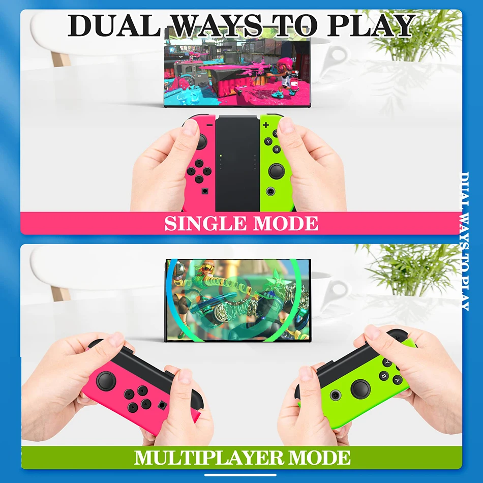 Wireless Switch Controller Joys Con Gamepad For Switch Control With Straps Dual Vibration Joysticks For Switch Joypad