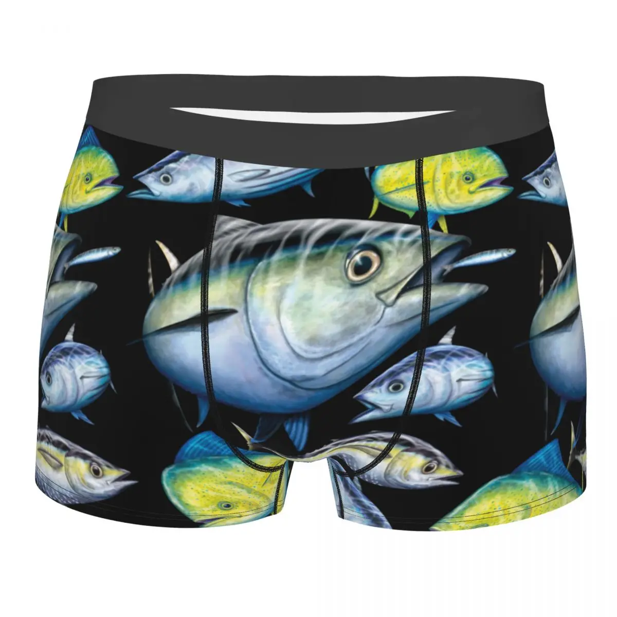

Tuna And Mahi Mahi Men Underwear Marine Art Gamefish Fishing Boxer Shorts Panties Fashion Breathable Underpants for Male S-XXL