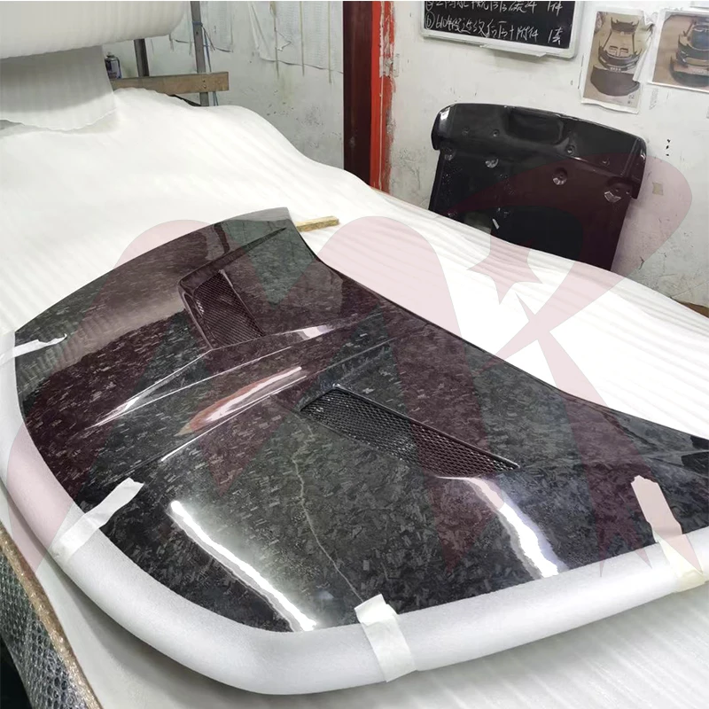 Высококачественный карбоновый передний бампер в стиле V задний крыло капот для