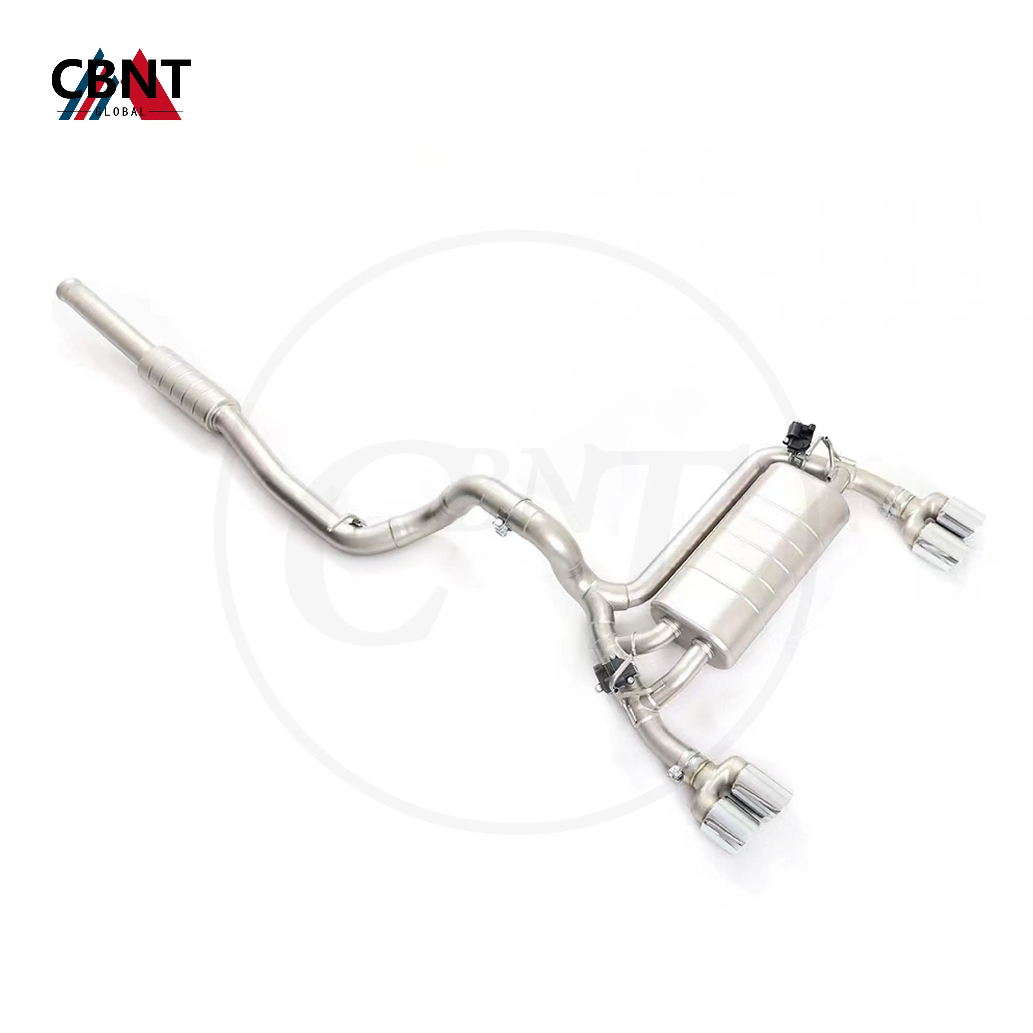 CBNT для Jeep Wrangler JL 2 0 T Valvetronic Catback выхлопная система с регулируемой Выпускной трубой