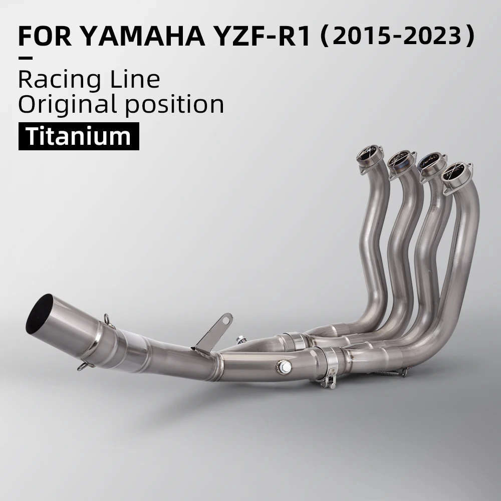 

Для системы YAMAHA R1 слип на 51 мм передняя трубка Соединительная труба подключение оригинальной полной выхлопной системы мотоцикла
