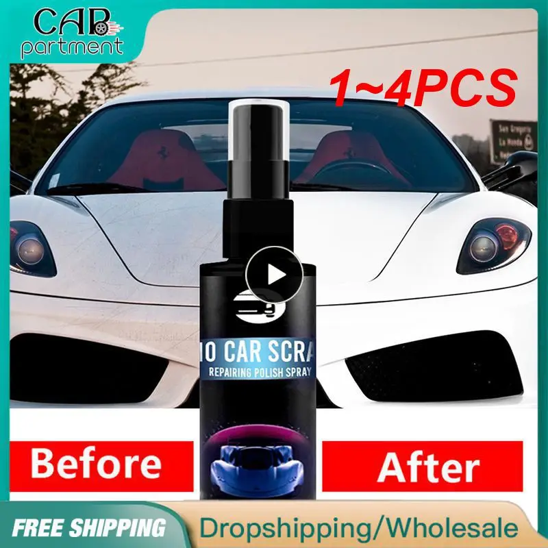 

1~4PCS Car Paint Coating Sprays Quickly Remove And Repair Car Scratches Swirl Marks And Restore Gloss Protective Coating Car