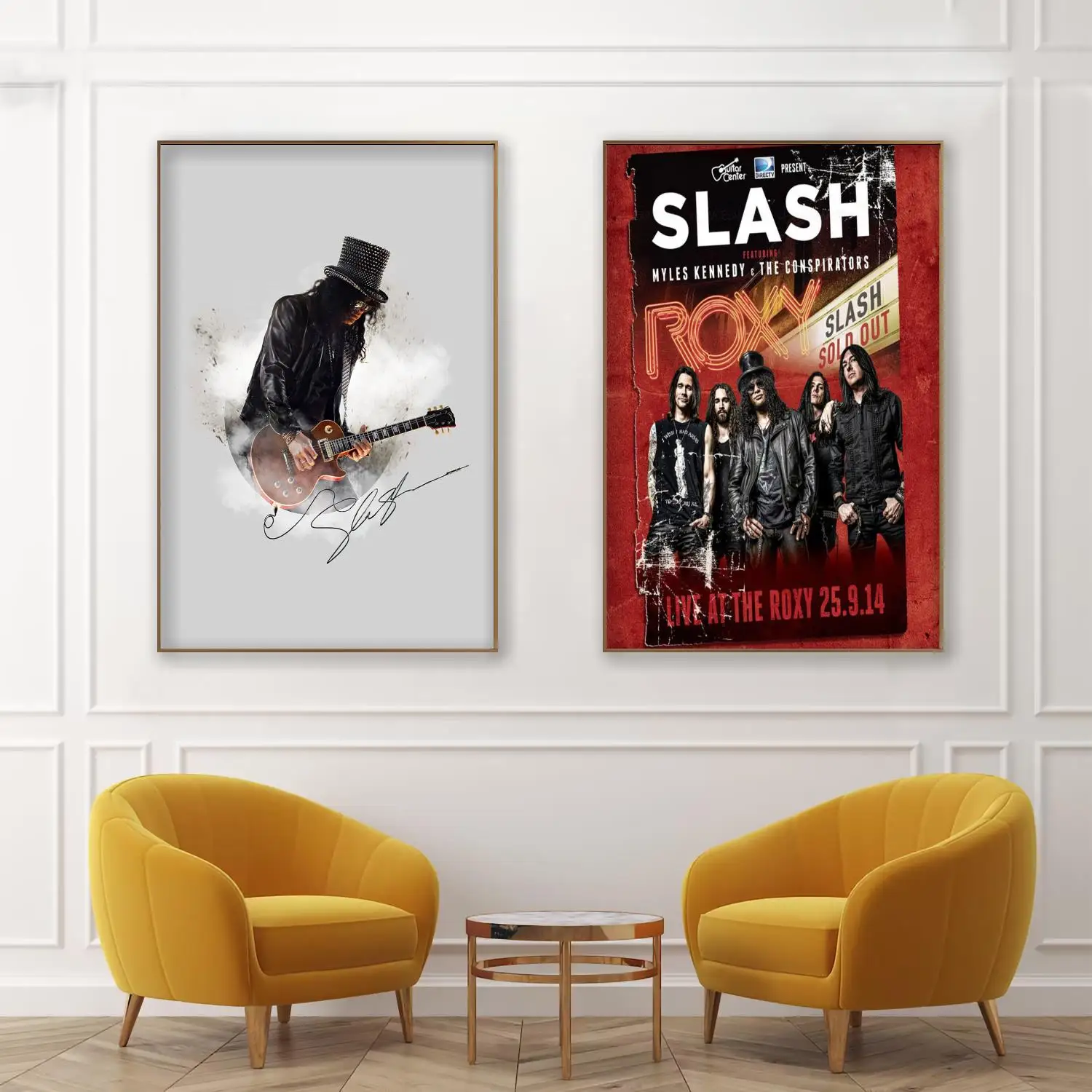 Slash singer декоративное живописное полотно постер настенный художественный для