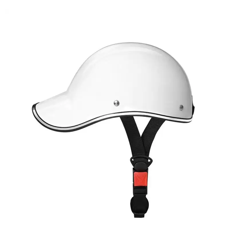 Electric Vehicle Helmet Peaked Cap Men and Women Light Helmet Battery Car Breathable Sunscreen Summer Half Helmet Universal