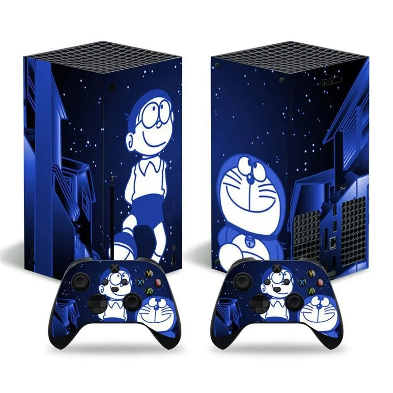 

Doraemoned Theme Skin Sticker Decal Cover For Xbox Series X Console And 2 Controllers Xbox Series X Skin Sticker Vinyl