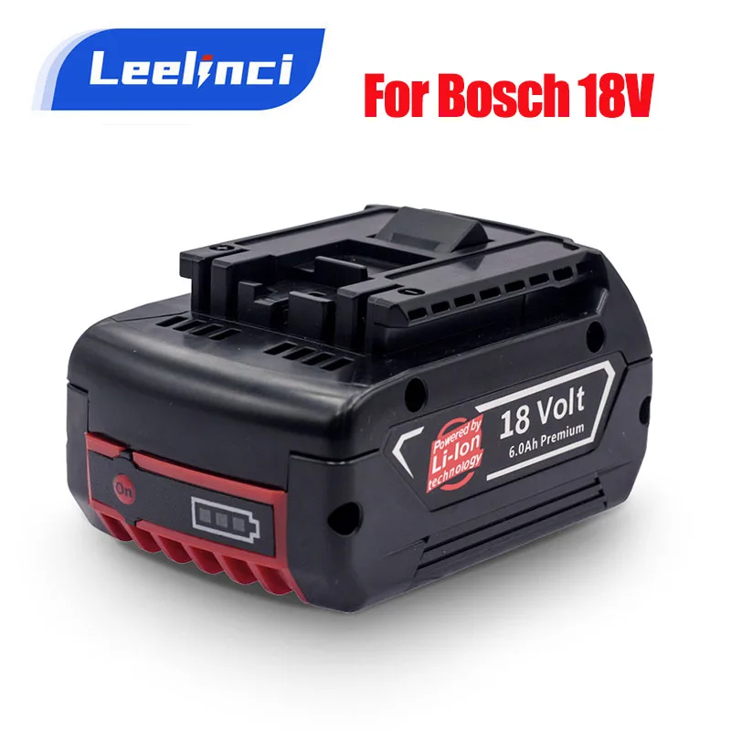 

Batterie au lithium For Bosch 18V 6.0Ah Screwdriver Battery For Bosch GBH GSR1080 Replacement 18650 Rechargeable Battery Charger