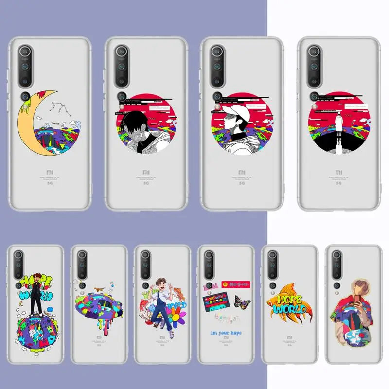 

YNDFCNB Hope World Phone Case for Samsung S20 S10 lite S21 plus for Redmi Note8 9pro for Huawei P20 Clear Case
