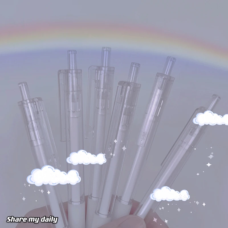 Нажмите гелевую ручку свежий и простой высококлассный для студентов с