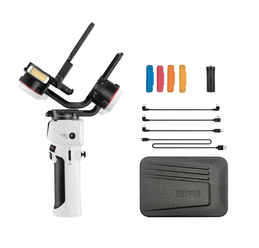 

Crane M3 Pro 3-осевой ручной шарнирный Стабилизатор Для беззеркальных камер A7III A6600 Gopro Hero10/9/8 iPhone