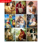 Алмазная 5D картина сделай сам с изображением Иисуса, мозаика из страз, христианская культура, Набор для вышивки крестиком