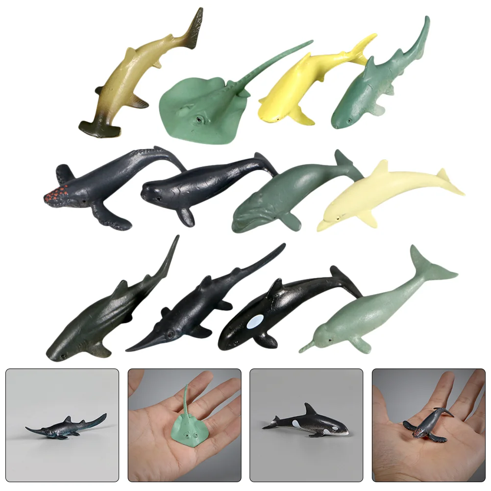 

Sea Animals Ocean Toys Animal Marine Models Props Figures Creature Pvc Simulated Model Ornaments Playsets Dolphin Figurine