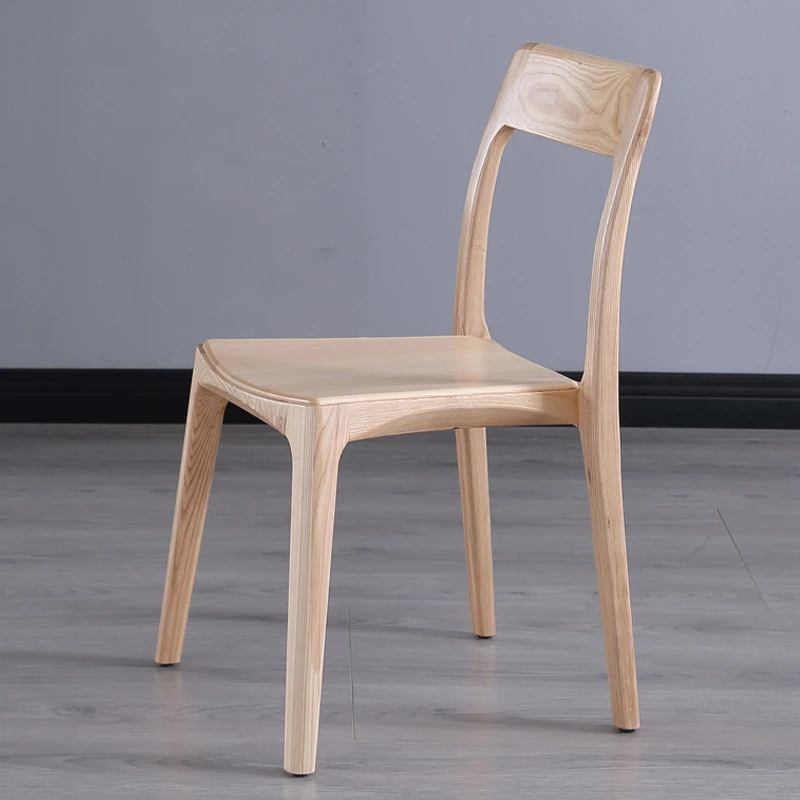 

Minimalist Rattan Dining Chairs Wooden Comfortable Balcony Modern Nordic Chair Designer Bedroom Sillas Home Furniture GPF40XP