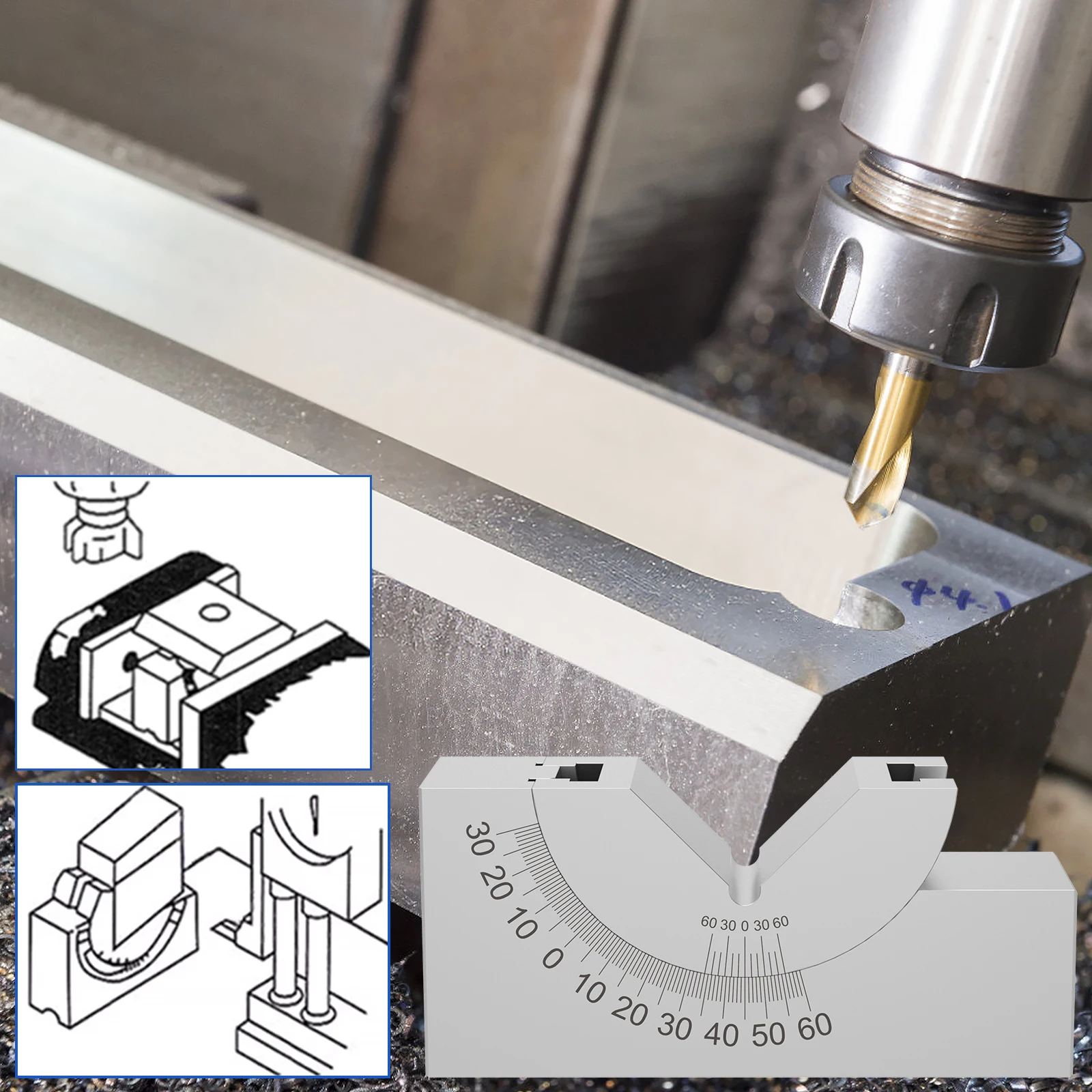Угломер AP25 многофункциональный прецизионный угломер 0-60 °