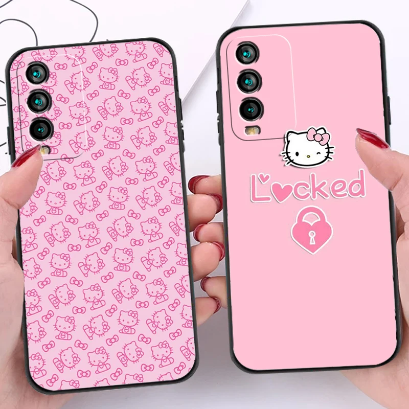 

Hello Kitty 2022 Cute Phone Cases For Xiaomi Redmi 9AT 9 9T 9A 9C Redmi Note 9 9 Pro 9S 9 Pro 5G Soft TPU Back Cover Coque