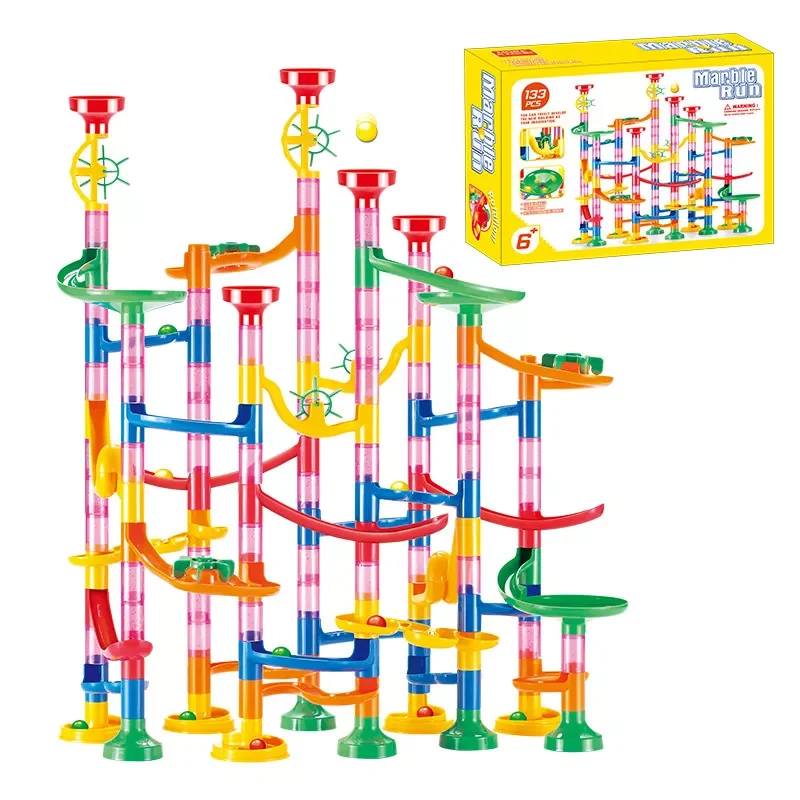 

142 pcs Marble Run Building Blocks Marbles Slide Toys For Children DIY Creativity Constructor Educational Toys Children Gift