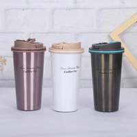 500ml double stainless steel coffee thermos mug with non slip case car vacuum flask insulated tea cups drinkware cup thermocup
