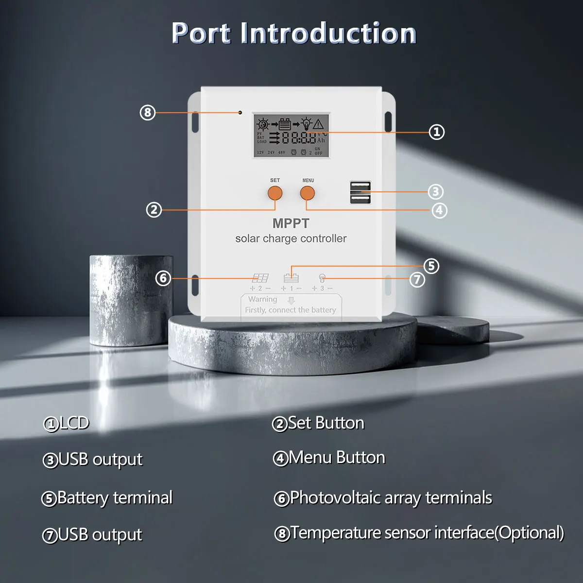 Контроллер заряда солнечной батареи Y &amp H 20A MPPT регулятор 12 в 24 В максимальный