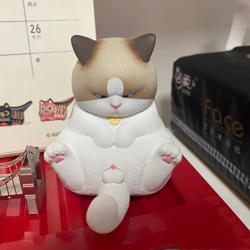 

Kongzoo смотрящаяся кошка из серии 3 фотоигрушки Милая экшн-фигурка кавайная кукла мистическая коробка украшения сюрприз подарки на день рождения