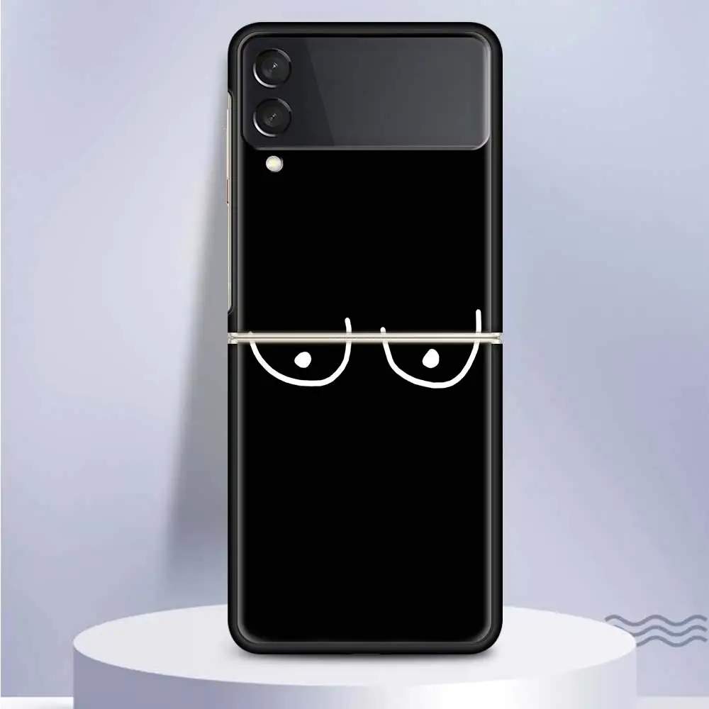 Чехол для телефона с художественной печатью для Samsung Galaxy Z Flip3  Flip4 PC, жесткий пластиковый чехол для Z Flip 4 3 | AliExpress