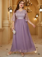 toleen plus size wedding evening long luxury dress 2022 chic and elegant women large clothing purple muslim oversized dresses