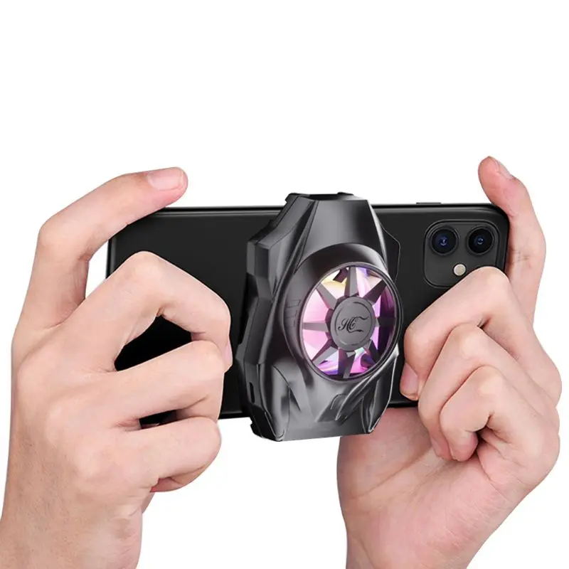 

AS03 Mobile Phone Cooler Phone Cooling Fan Universal Mobile Phone Cooling Semiconductor Radiator USB Rechargeable Cooler Fan for