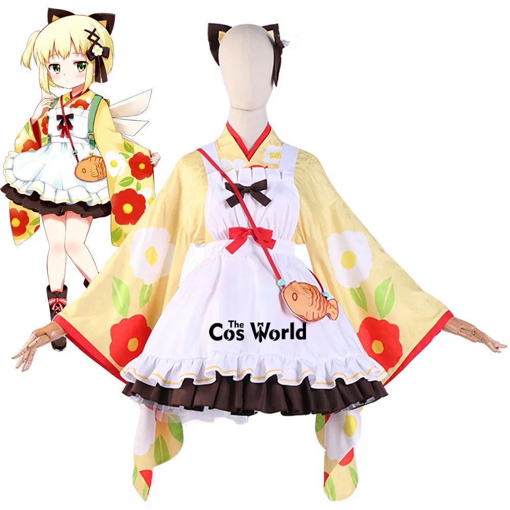 

Японское кимоно Prima Doll гекка, юката, аниме костюмы для косплея