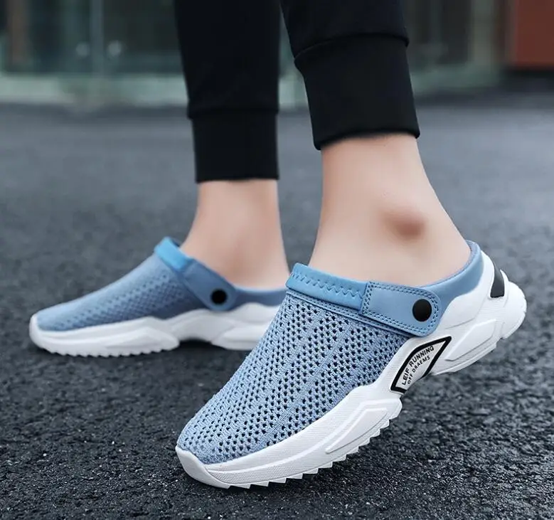 

Men Sandals Slip on Lightweight Sneakers Breathable Outdoor Clogs Fashion Walking Shoes Slippers Mens Loafers Beach Shoes