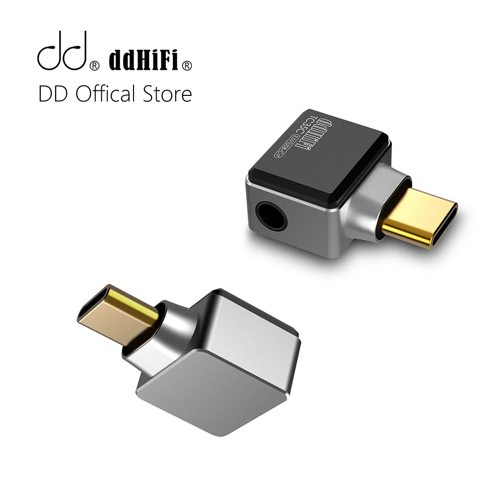 

DD ddHiFi TC35C USB-C to 3.5mm Headphone Adapter & Lossless Music Decoder, ALC5686 DAC Chip, Up to 32bit / 384kHz PCM Decoding