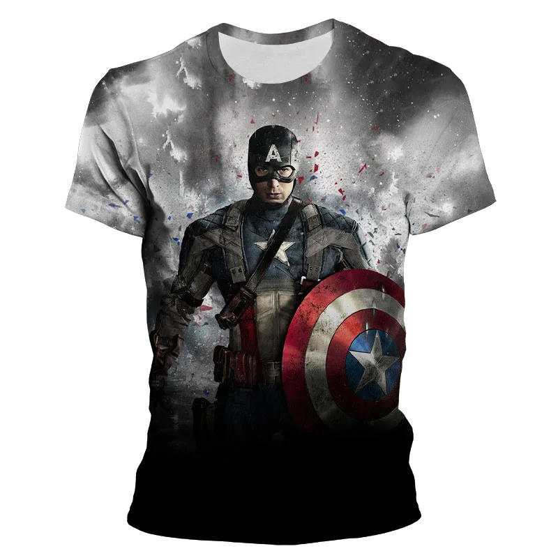 Футболка Мужская/женская оверсайз с 3D-принтом модная рубашка короткими рукавами