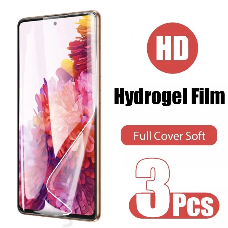 

3PCS Hydrogel Film For Samsung Galaxy S22 S21 S20 FE 2022 5G Screen Protector For Galaxy A73 A53 A33 A23 A13 A32 A51 A31 5G film
