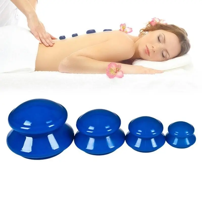 

Cupping Can Therapy Massage Sets - Silicone Vacuum Suction Cupping Cups for Face, Muscle and Joint Pain Cellulite