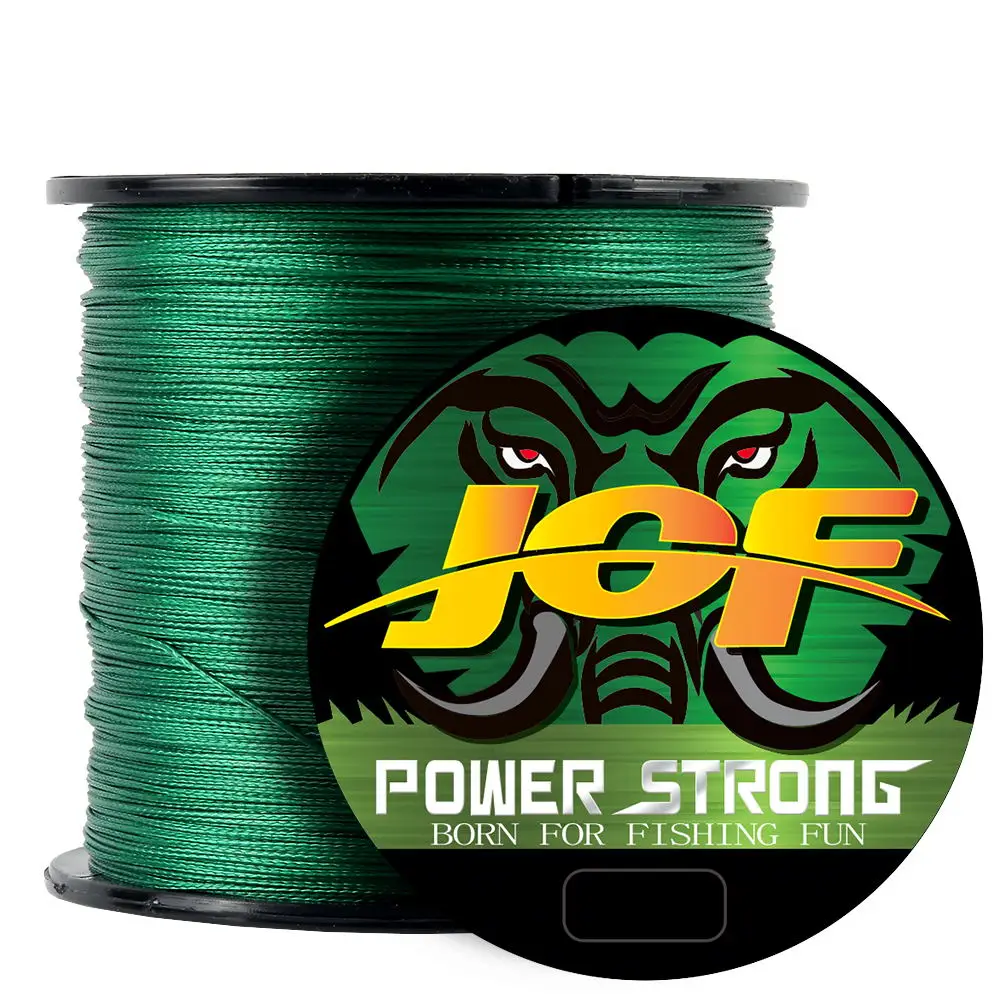 JOF New 8 Strands Fishing Line 300M 500M Japanese Multifilament 100% PE Durable Wire Carp Super Strong Woven Thread Tackle