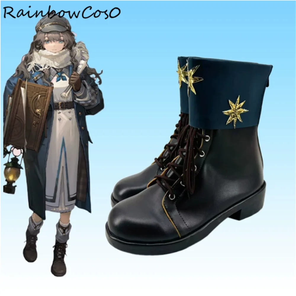 Маркус Реверс: 1999 косплей обувь сапоги игра аниме Хэллоуин RainbowCos0W4327
