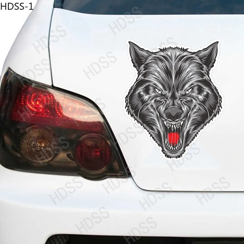 HDSS автомобильные наклейки с изображением жаждущего волка забавные виниловые